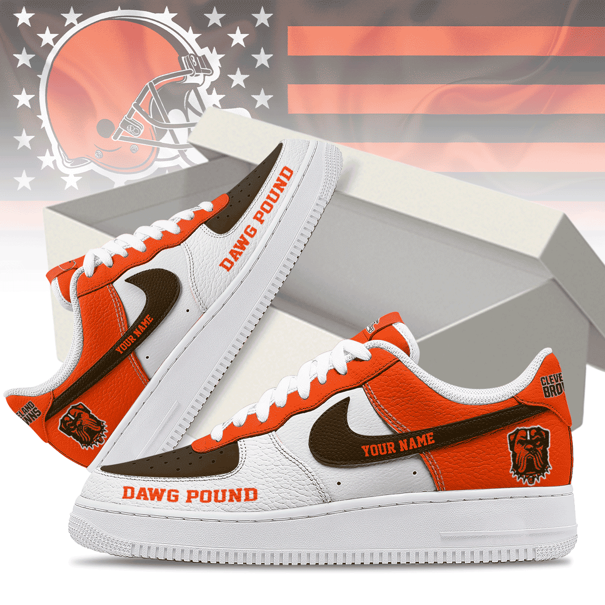 Cleveland Browns | Premium AF1 Shoes Limited Edition NY