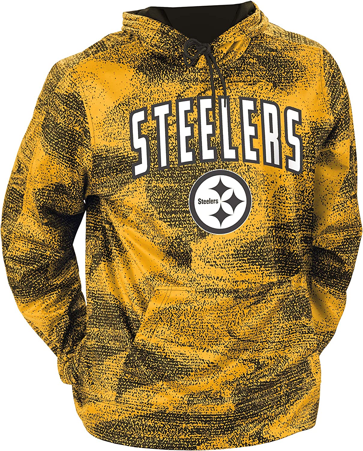 Zubaz Pittsburgh Steelers NFL Men's Static Hoodie