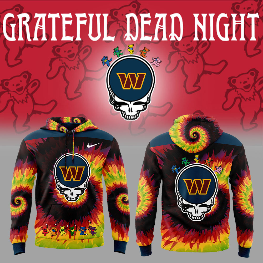 Washington Commanders Grateful Dead Night 2025 Limited Edition Hoodie