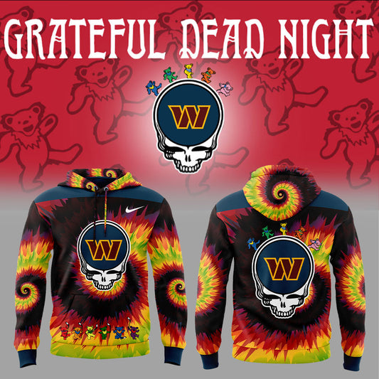 Washington Commanders Grateful Dead Night 2025 Limited Edition Hoodie
