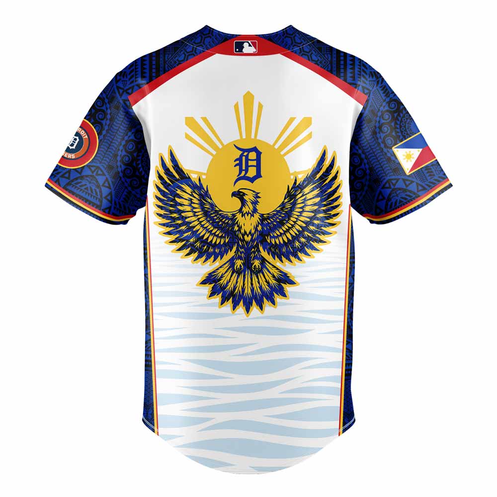 Detroit Tigers Filipino Heritage Night New Combo Jersey