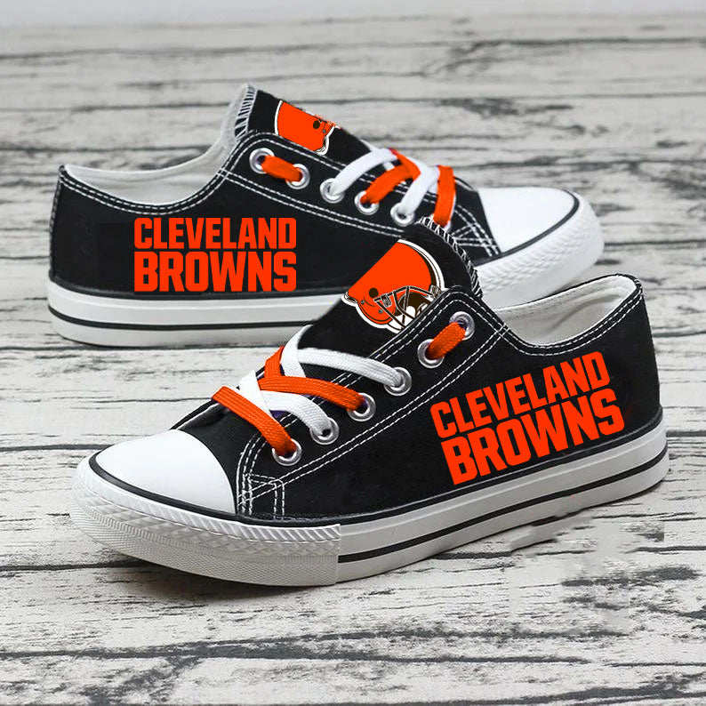 Casual printed low-top canvas shoes unisex