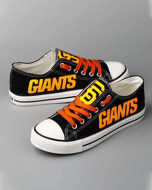 Casual printed low-top canvas shoes unisex