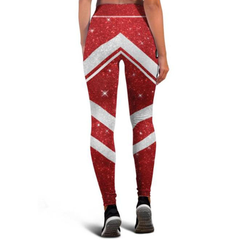 casual fashion contrast printed Leggings