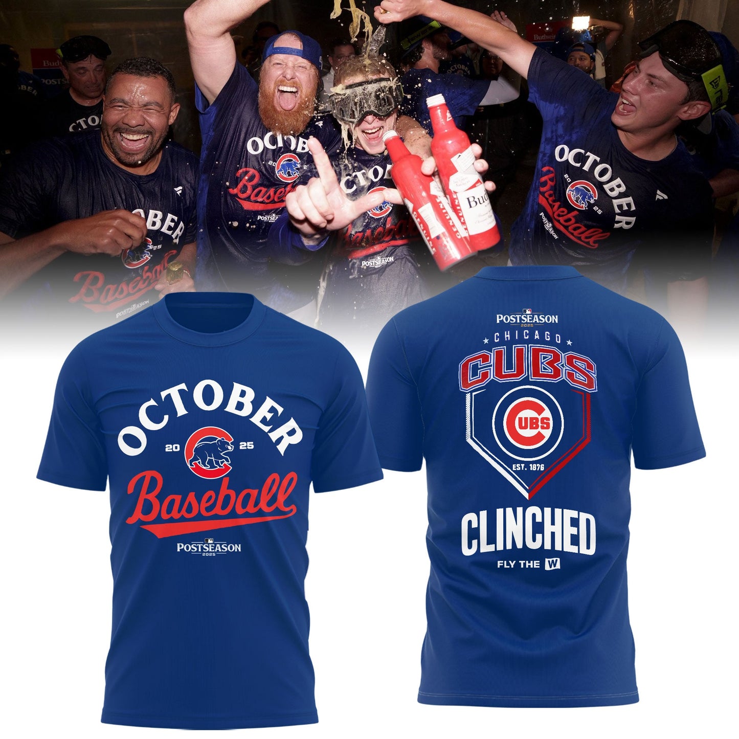 Chicago Cubs 2025 Postseason Limited Edition T-Shirt