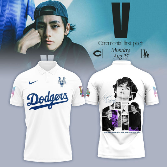Los Angeles Dodgers x V BTS Polo