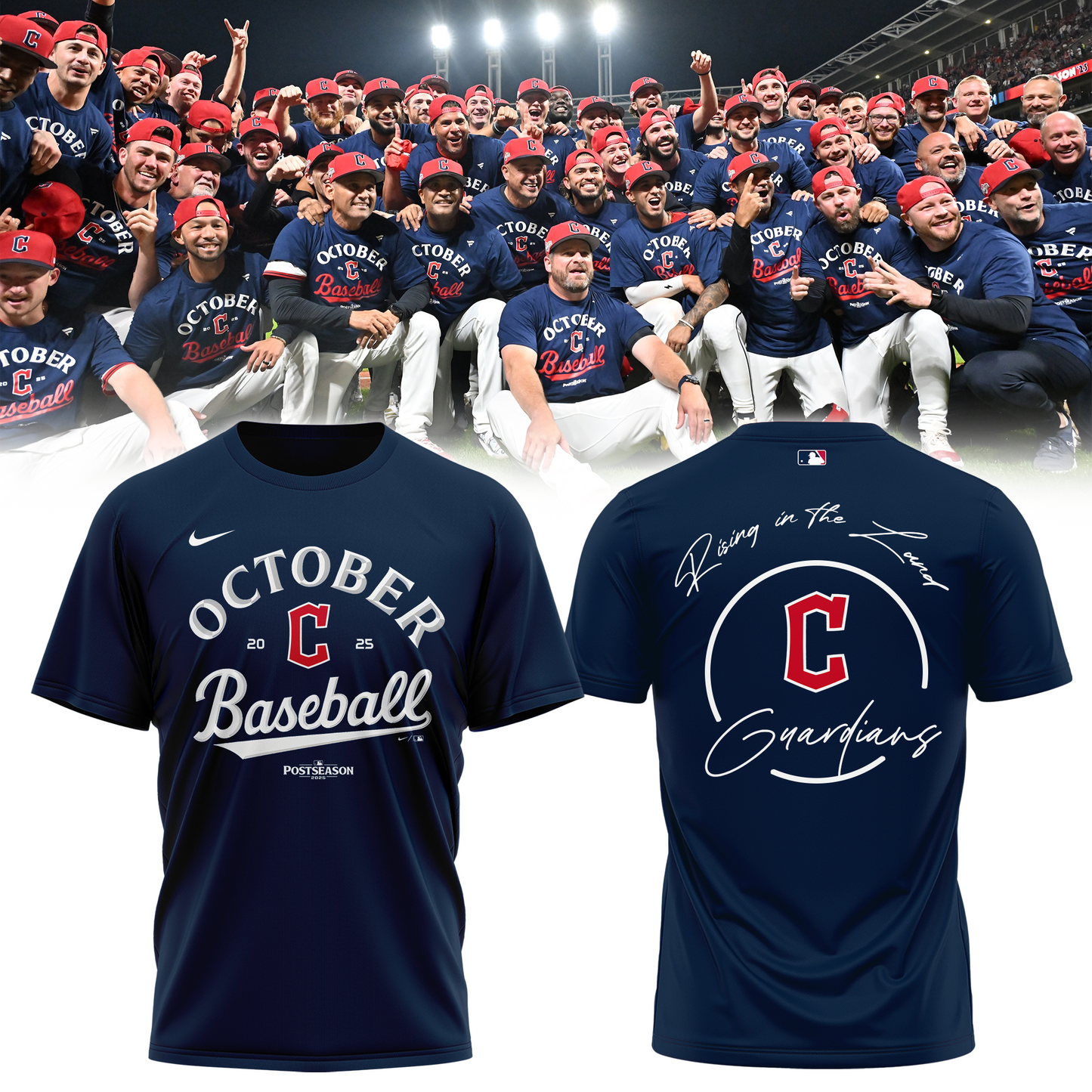 Cleveland Guardians 2025 Postseason Limited T-shirt