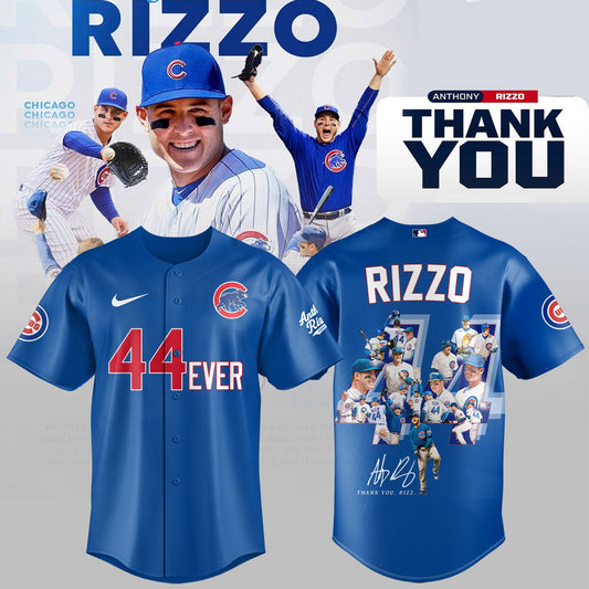 Chicago Cubs Legend Anthony Rizzo Jersey Thank You Rizz