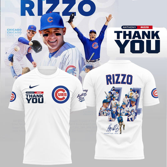 Chicago Cubs Legend Anthony Rizzo Thank You For Memories T-Shirt