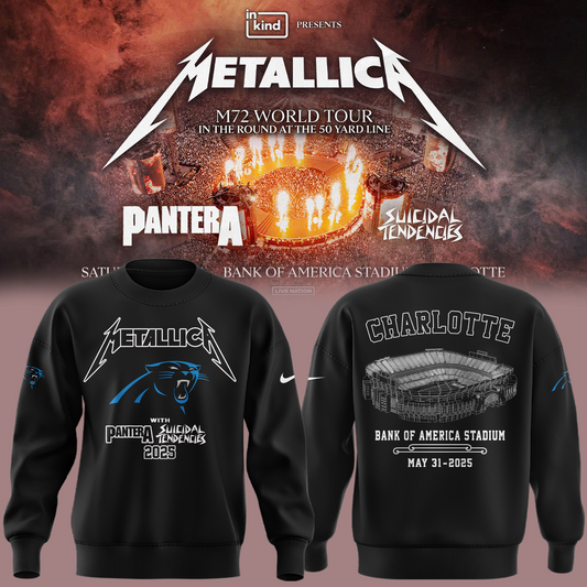 Limited Edition M72 World Tour x Carolina Panthers Black Sweat 2025