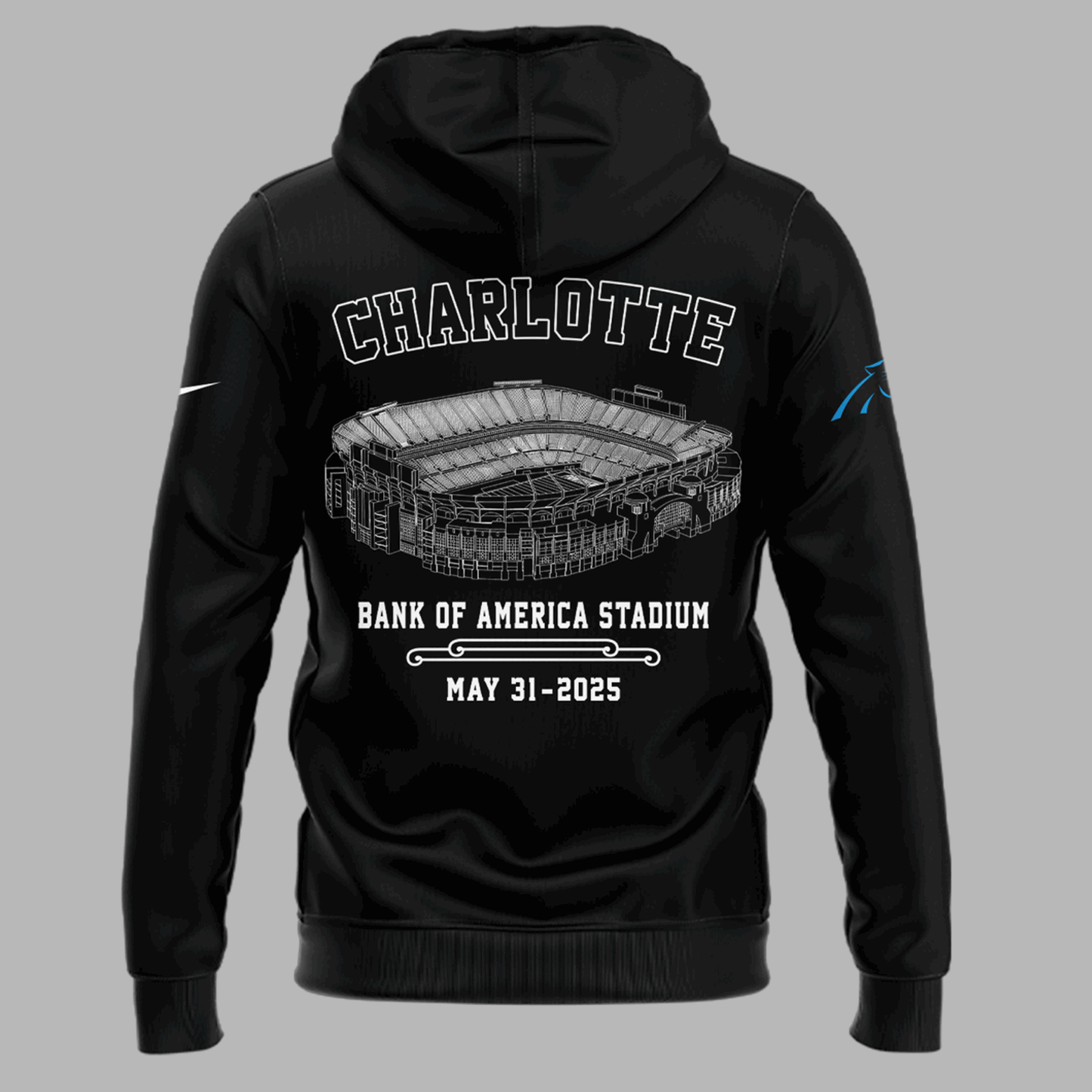 Limited Edition M72 World Tour x Carolina Panthers Black Hoodie 2025