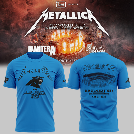 Limited Edition M72 World Tour x Carolina Panthers Tshirt 2025