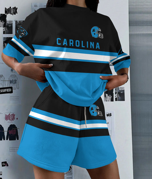 Carolina Panthers Limited Edition Women's T-Shirt & Short Set