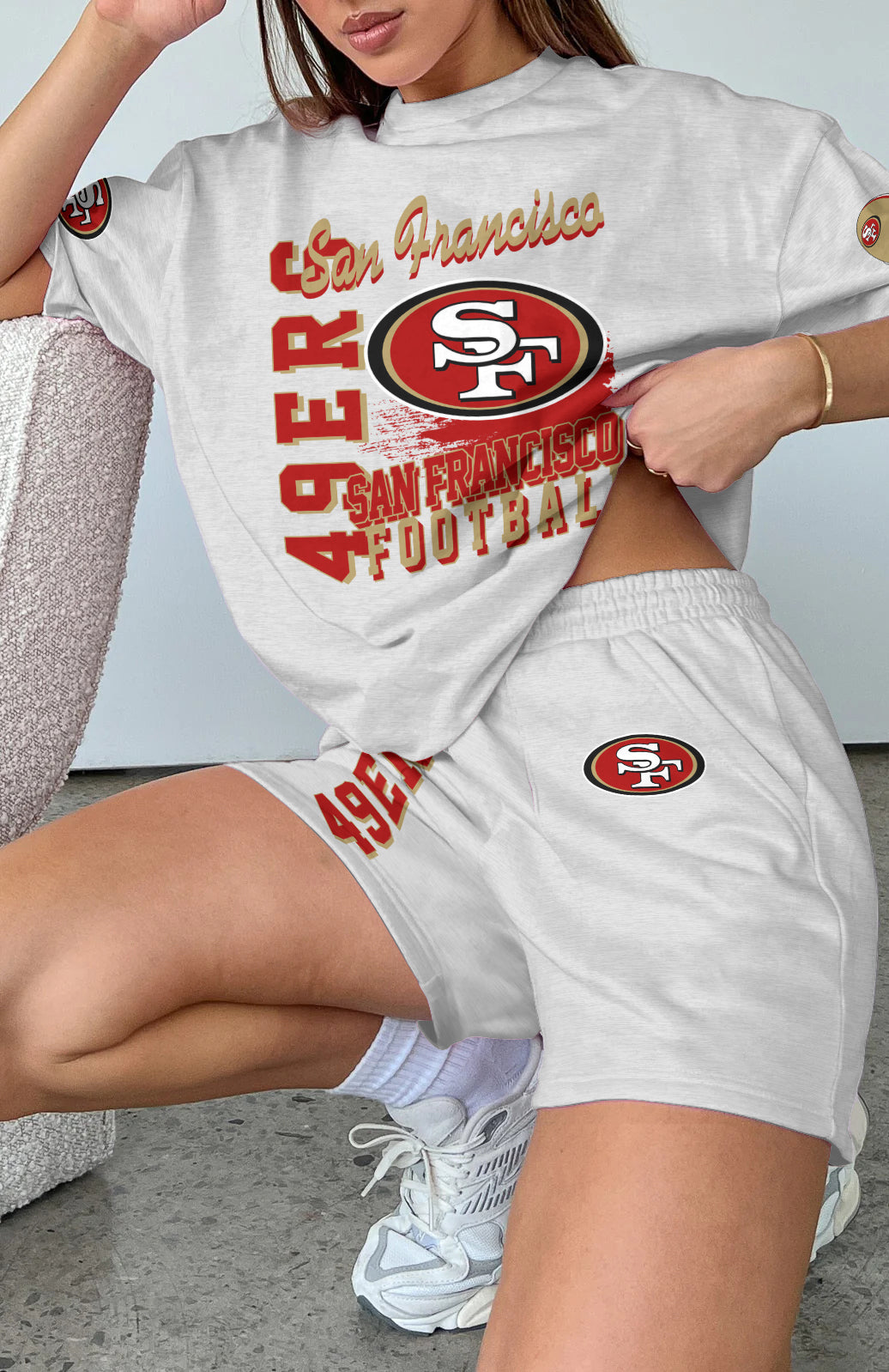 San Francisco 49ers Limited Edition Women's T-Shirt & Short Set