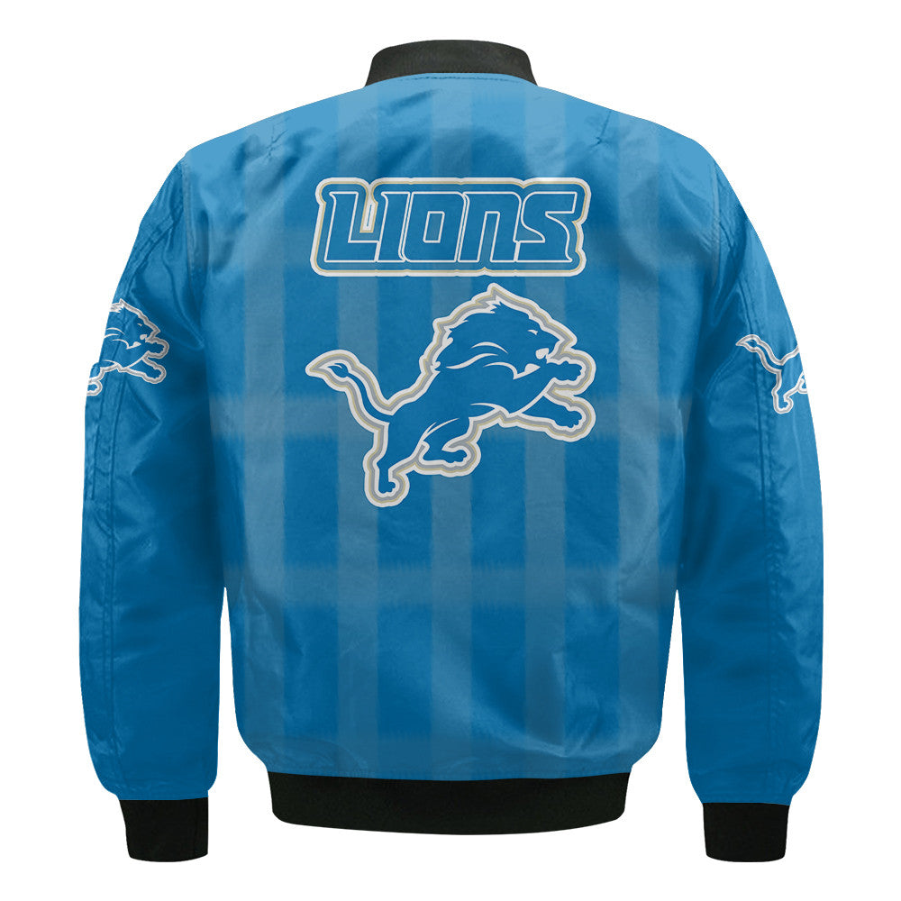 Detroit Lions Football Team 2025 - 26 Unforgettable Memories Bomber Jacket