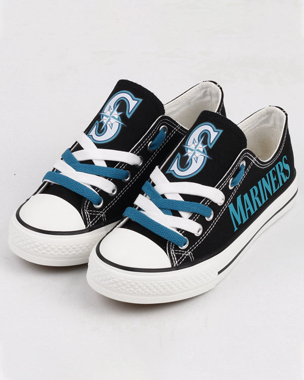 Casual printed low-top canvas shoes unisex