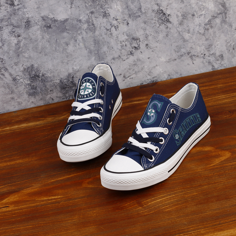 Casual printed low-top canvas shoes unisex