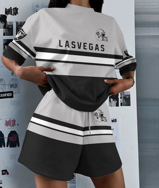 Las Vegas Raiders Limited Edition Women's T-Shirt & Short Set