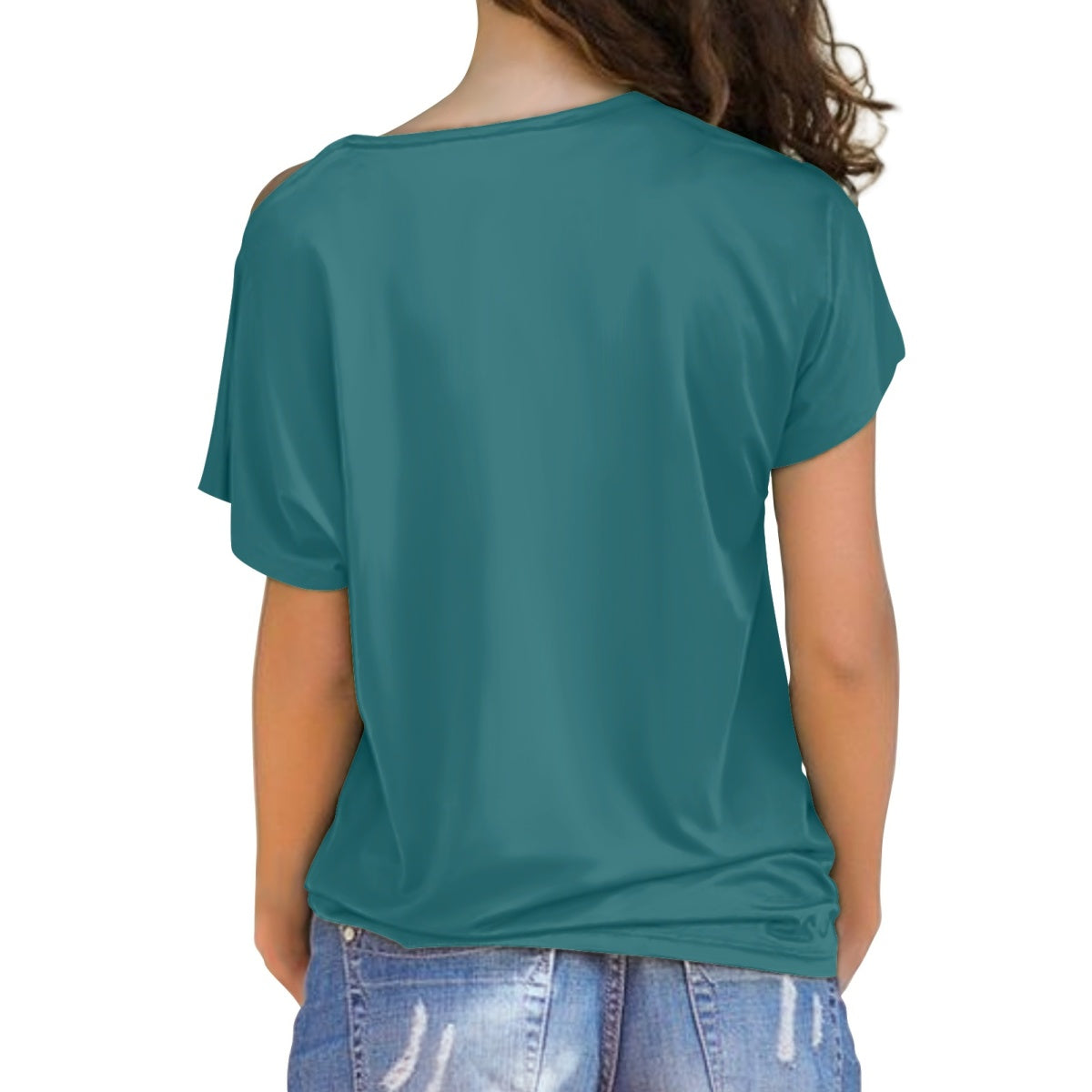 sequin cross belt women's top