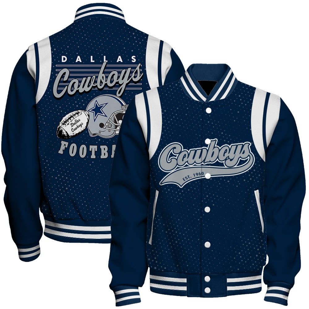 Dallas Cowboys National Football League 2025 Make Your Mark Unisex Varsity Jacket