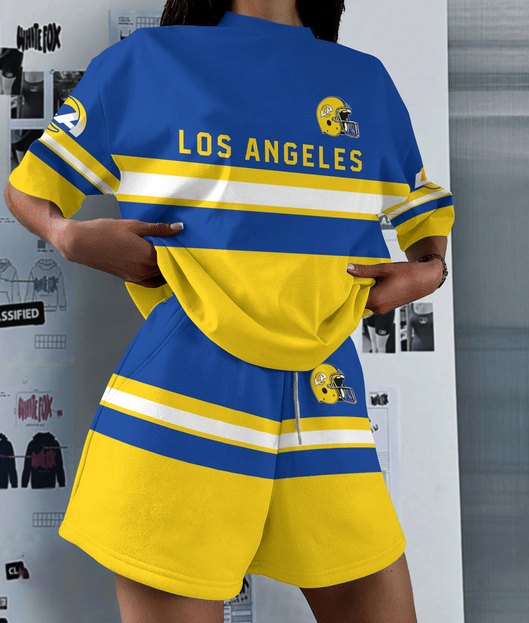 Los Angeles Rams Limited Edition Women's T-Shirt & Short Set