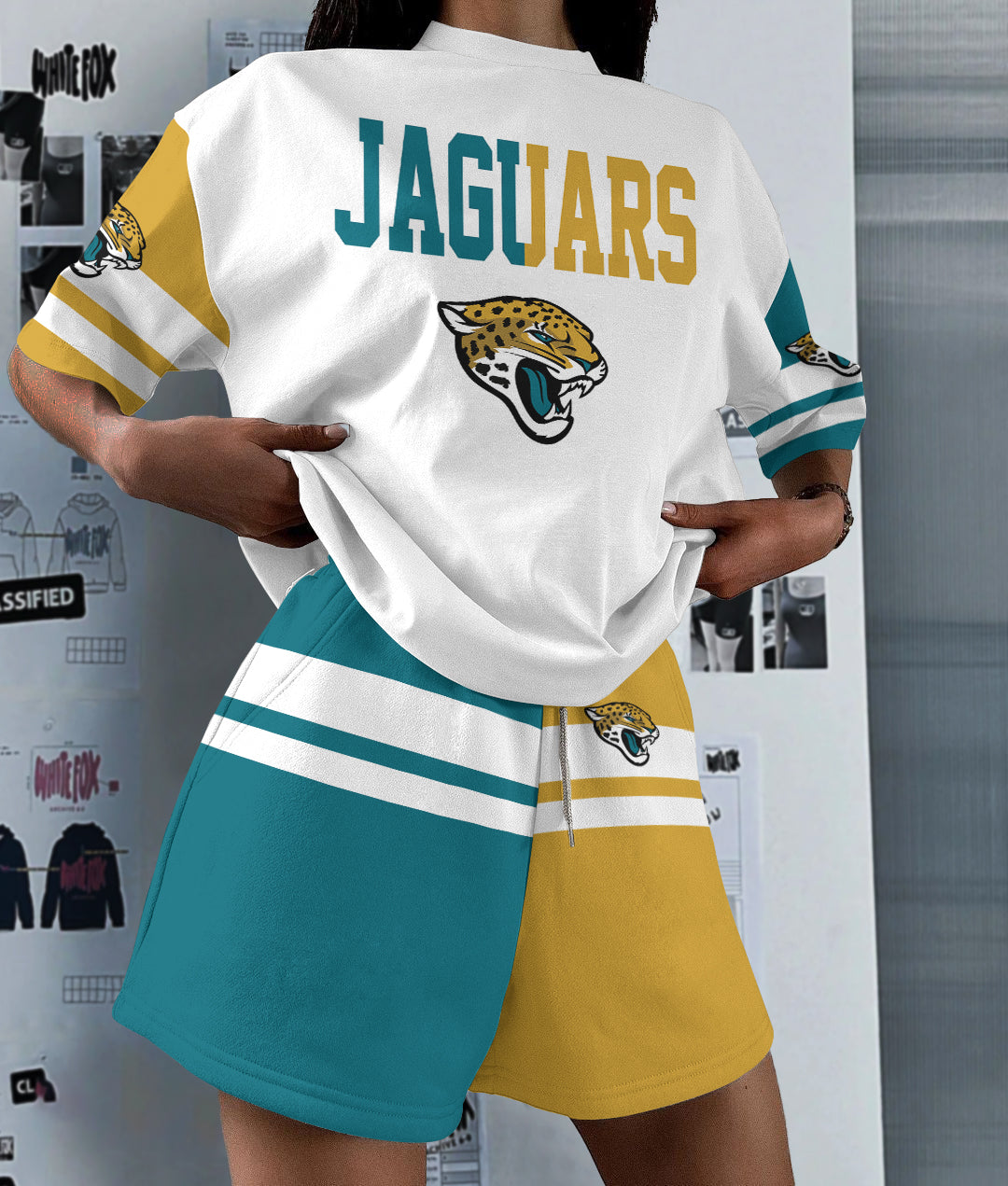 Jacksonville Jaguars Limited Edition Women's T-Shirt & Short Set