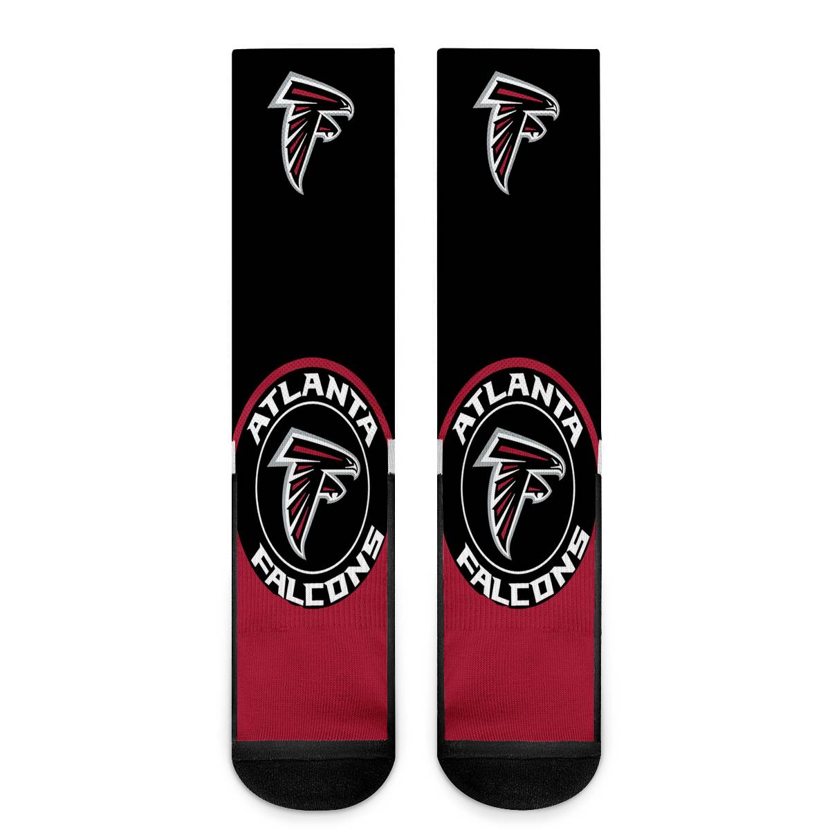 Atlanta Falcons For Bare Feet Crew Socks