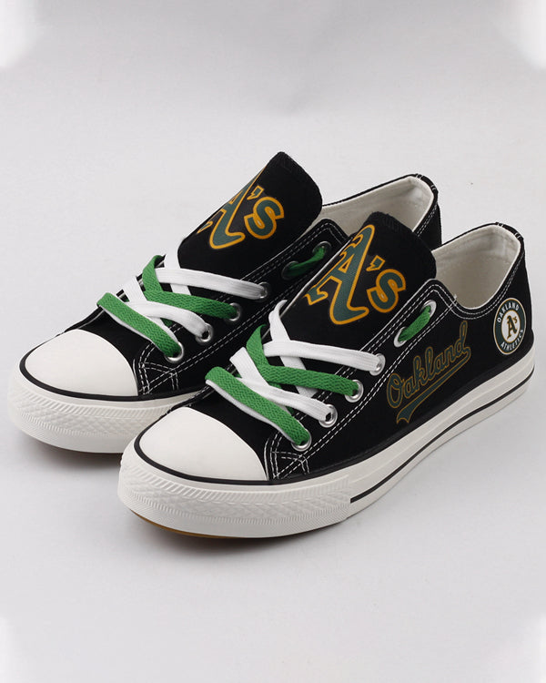 Casual printed low-top canvas shoes unisex