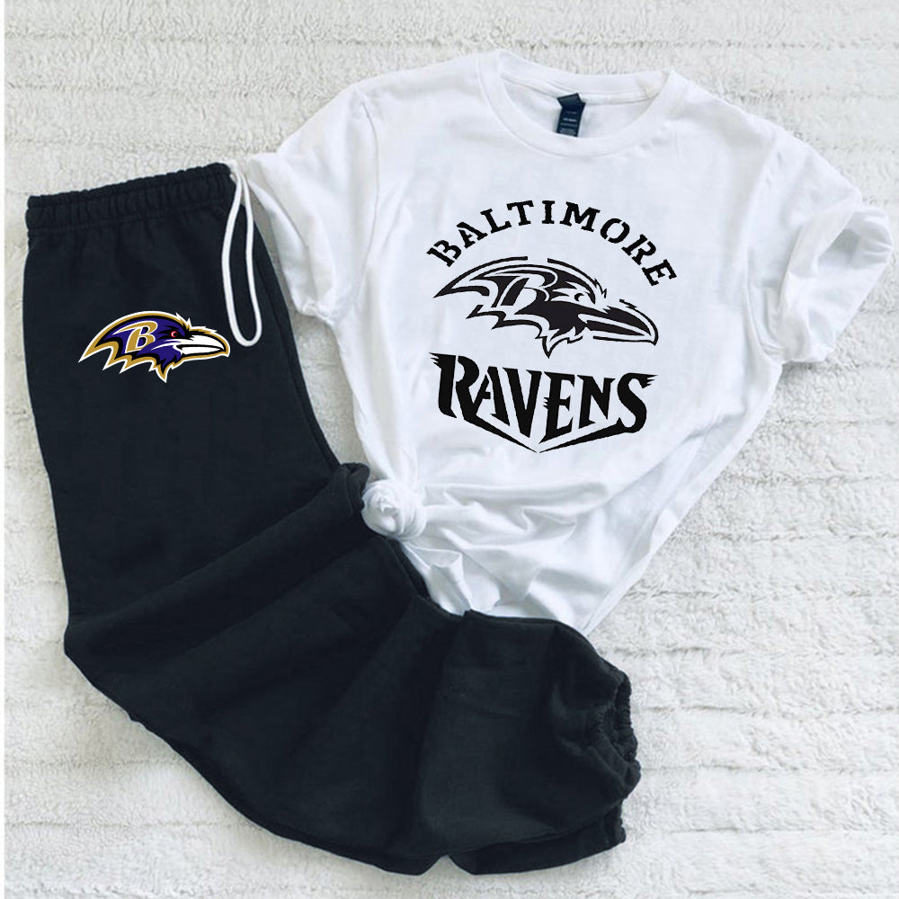 Casual loose fashion printed suit