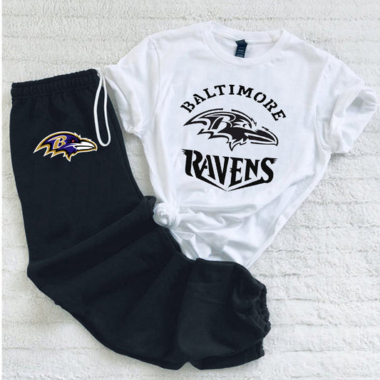 Casual loose fashion printed suit