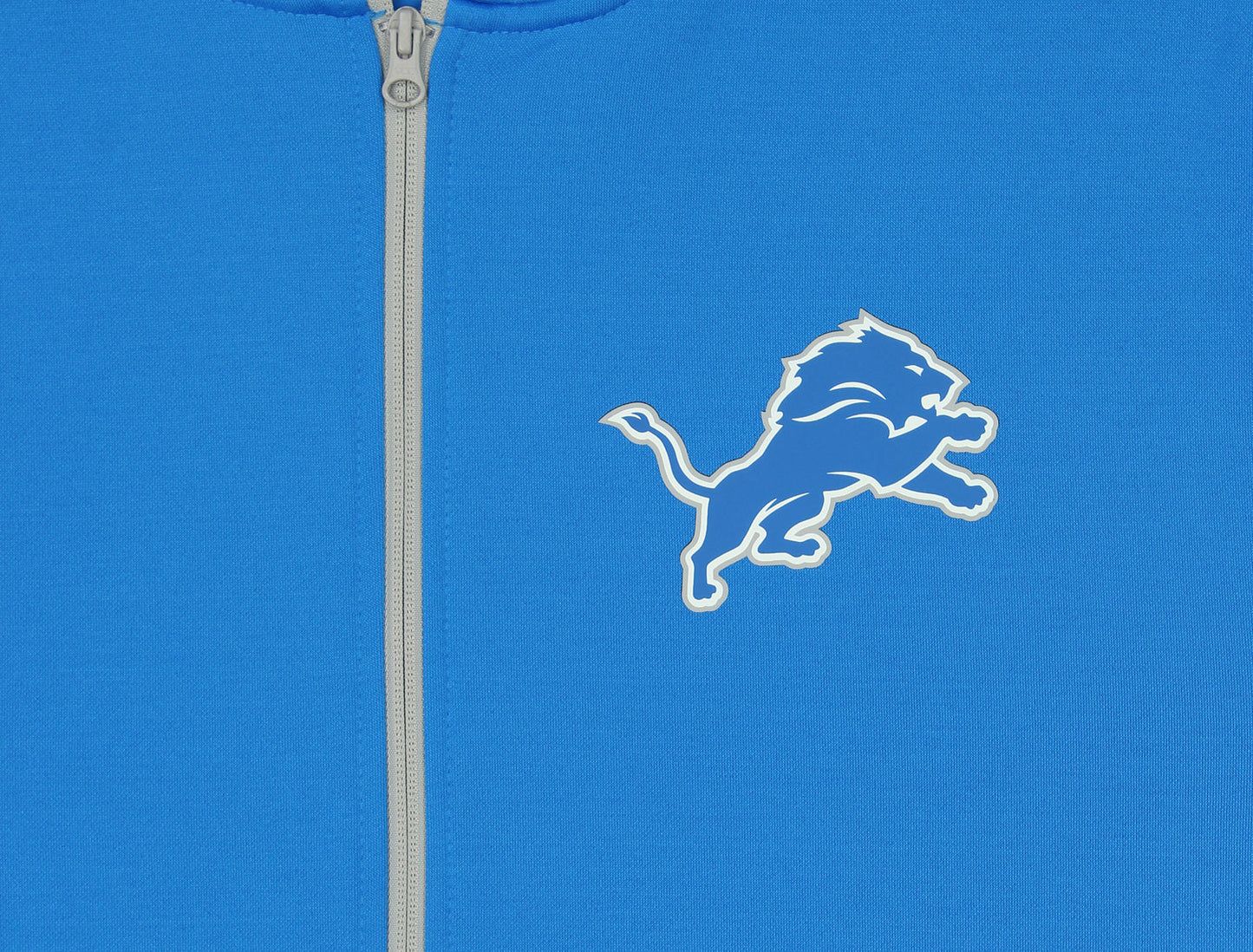 Zubaz Detroit Lions NFL Men's Full Zip Hoodie with Zebra Print Details