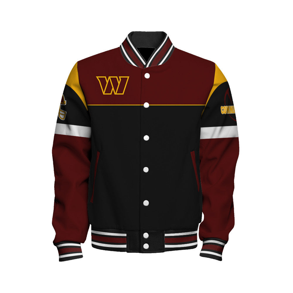 Washington Commanders National Football League 2025 -26 Feel The Power Unisex Varsity Jacket