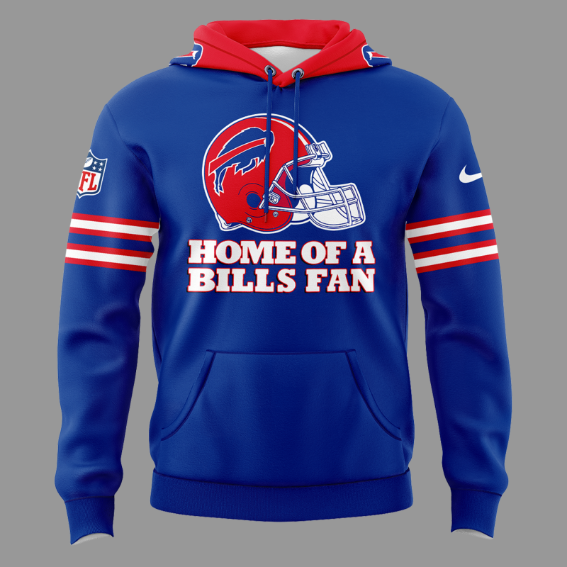 Exclusive 2025 Buffalo Bills Red Helmets Back Hoodie