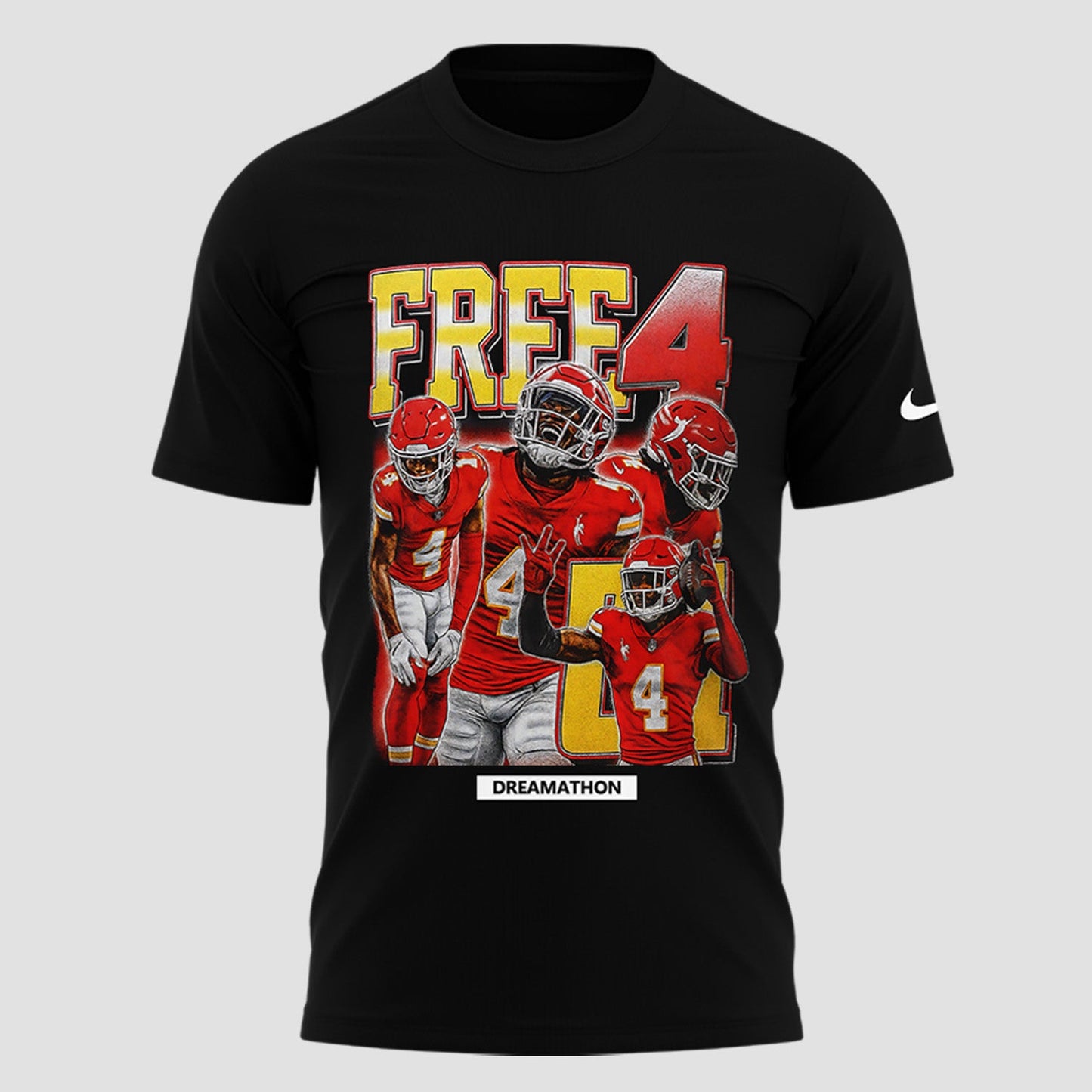 Limited Edition Kansas City Chiefs Kelce Free 4 Tshirt 2025