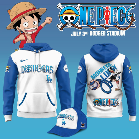 Los Angeles Dodgers x One Piece Night Game 2025 Limited Edition Hoodie