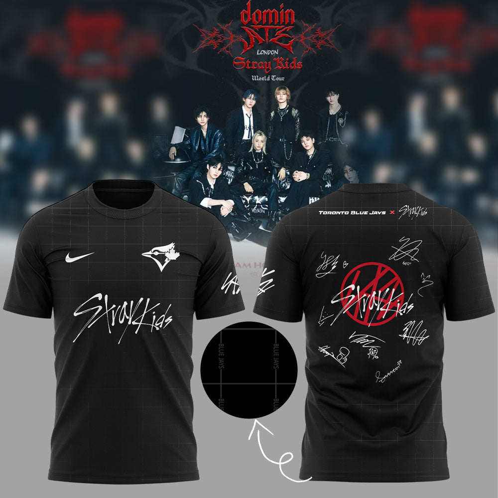 Limited Edition TB.Jays Stray Kids Show Signature Black Shirt