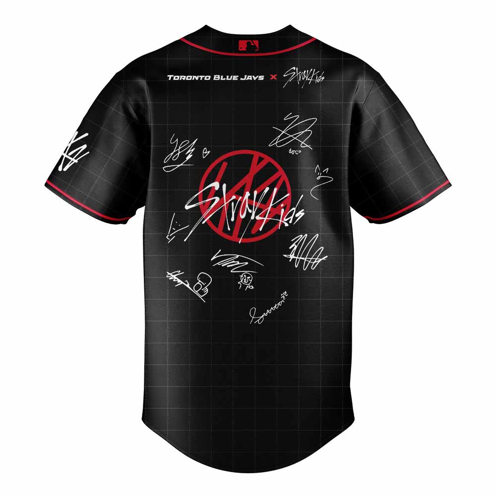 Limited Edition TB.Jays Stray Kids Show Signature Black Jersey