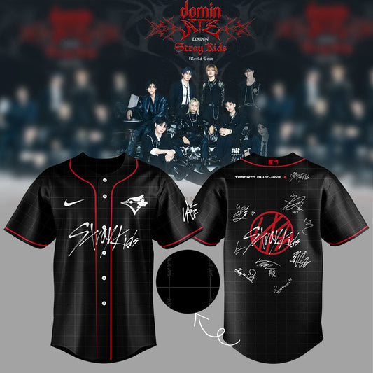 Limited Edition TB.Jays Stray Kids Show Signature Black Jersey
