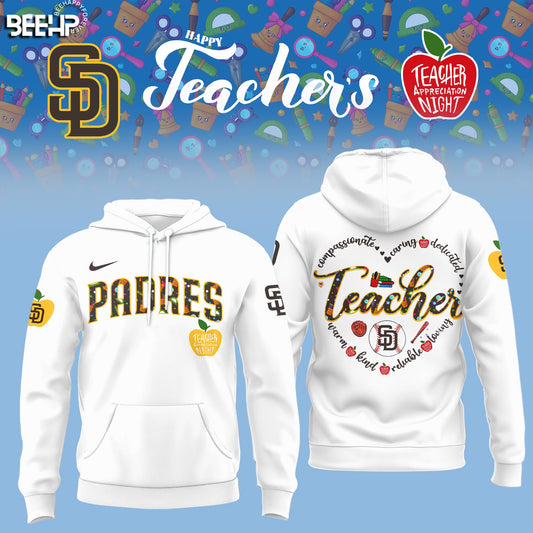 San Diego Padres TEACHER APPRECIATION NIGHT Editions Limited 2025 Hoodie