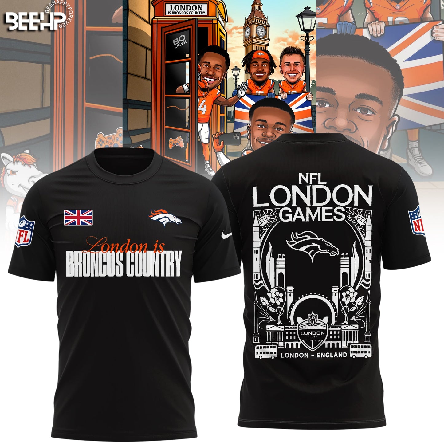 Denver Broncos in London Limited Edition Shirt