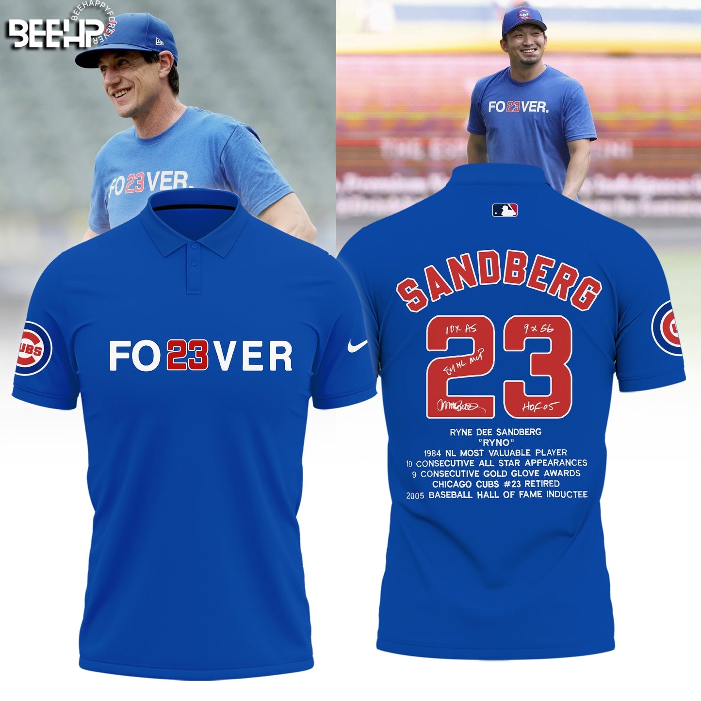 R.I.P Ryne Sandberg Forever 23 Polo
