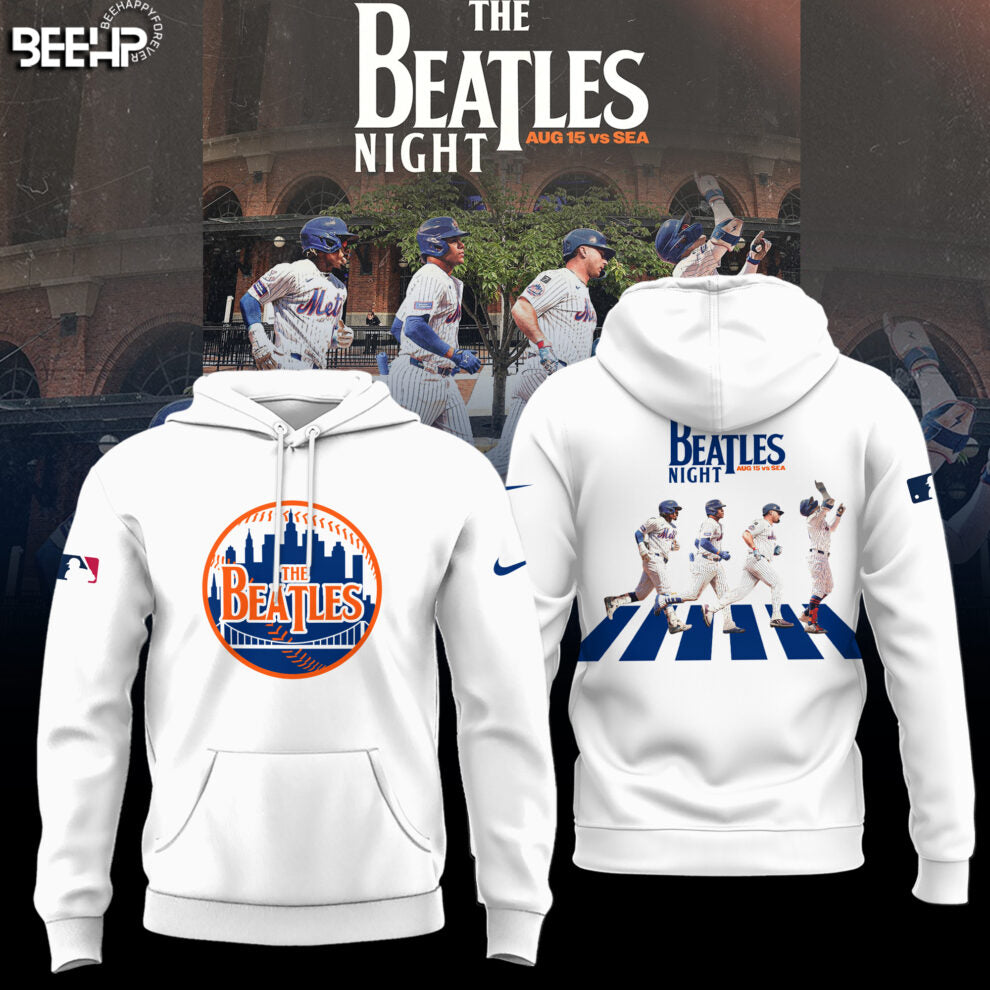 New York Mets The Beatles Night 2025 Limited Edition Hoodie