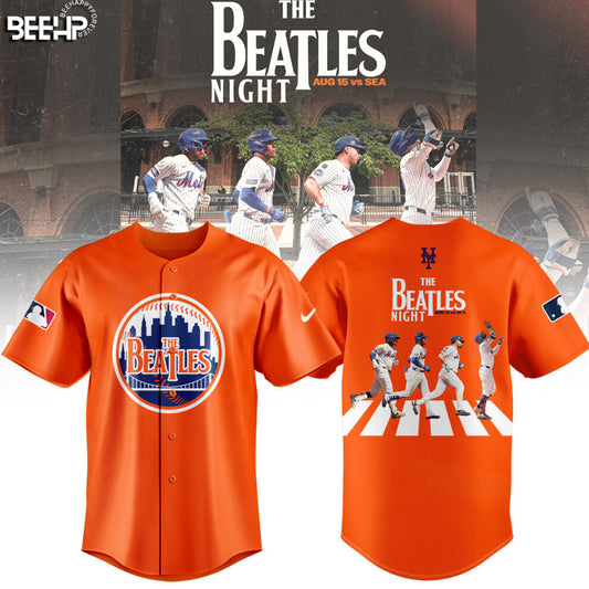 New York Mets The Beatles Night 2025 Limited Edition Jersey