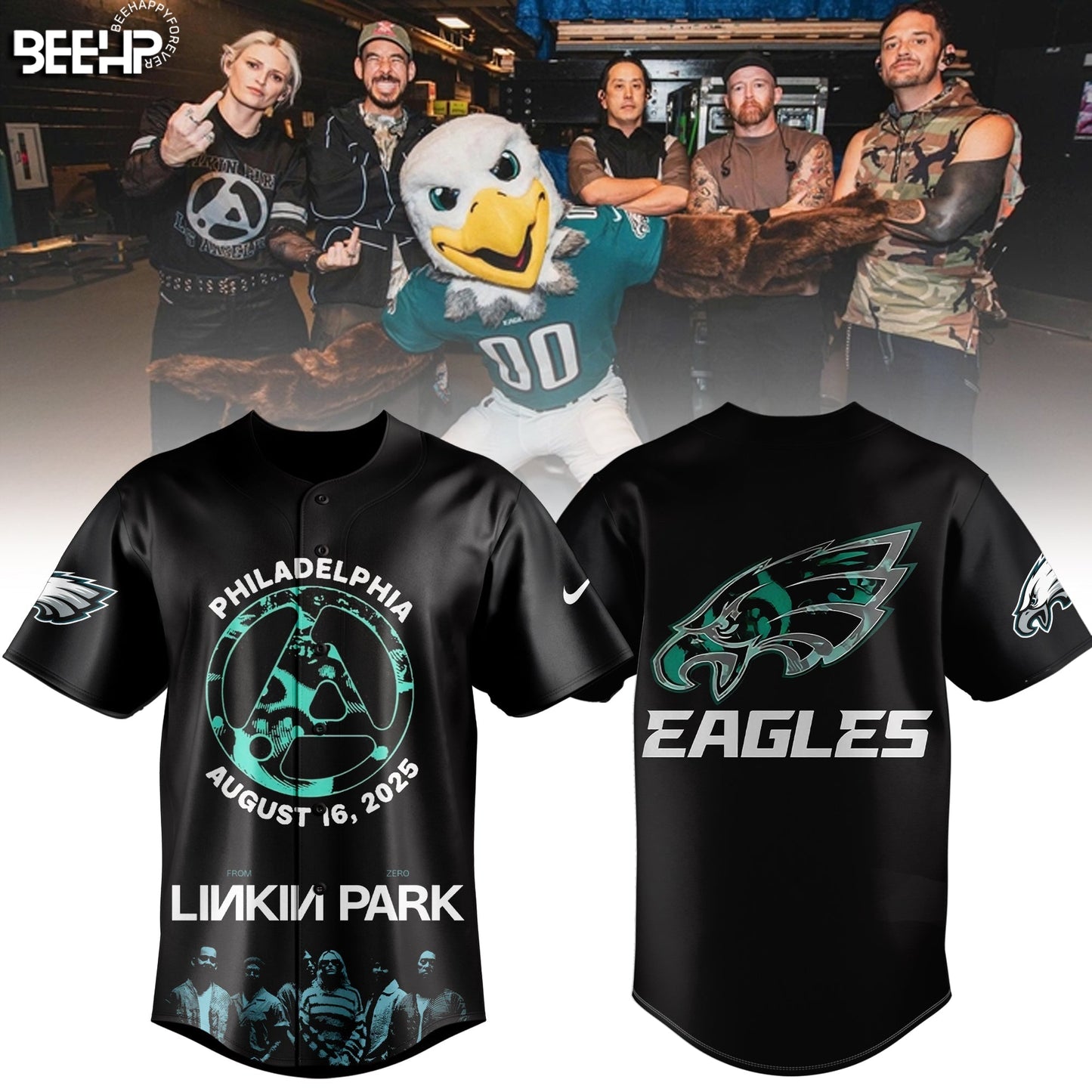 Philadelphia Eagle x Linkin Park From Zero World Tour Limited Edition Jersey