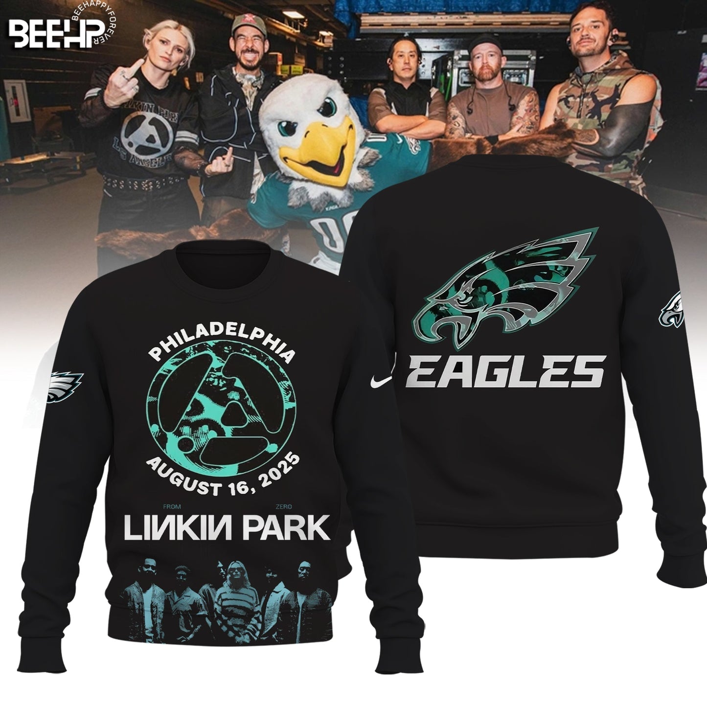 Philadelphia Eagle x Linkin Park From Zero World Tour Limited Edition Sweatshirt
