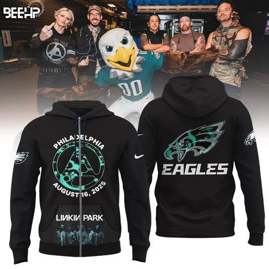 Philadelphia Eagle x Linkin Park From Zero World Tour Limited Edition Zip Hoodie