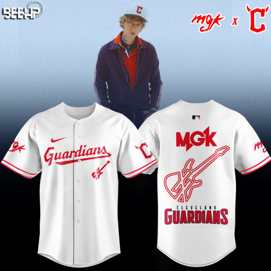 Cleveland Guardians x Mgk 2025 Limited Edition Jersey