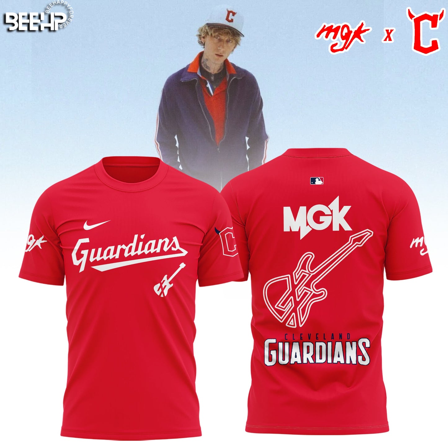 Cleveland Guardians x Mgk 2025 Limited Tshirt