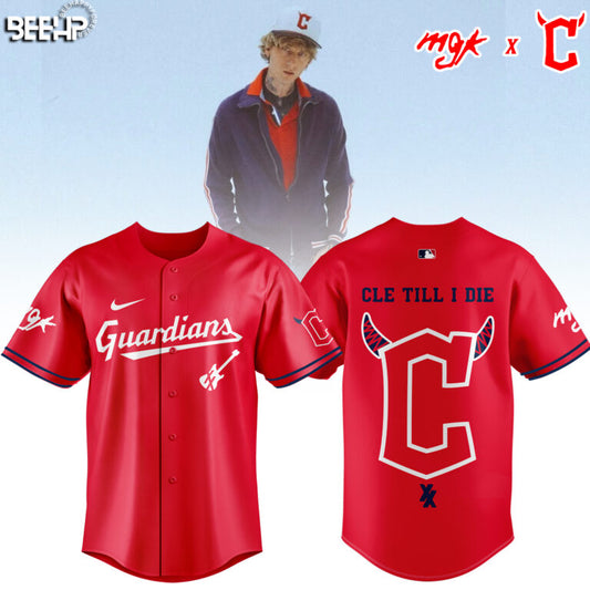 Cleveland Guardians x Mgk 2025 Limited Edition Jersey