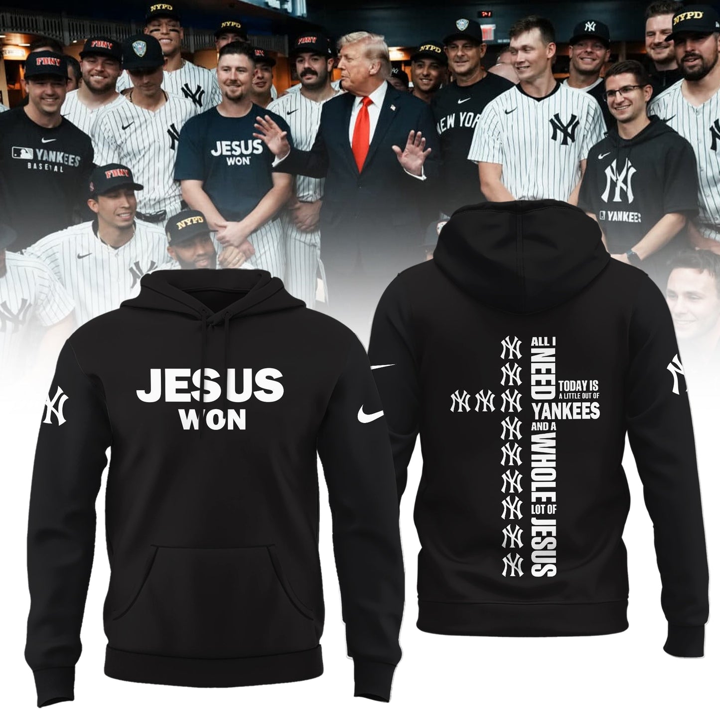 New York Yankees Jesus Won Limited Edition